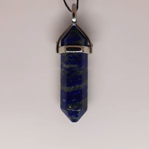 Lapis Lazuli Crystal Point Pendant