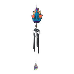Lotus Buddha Wind Chime 25"