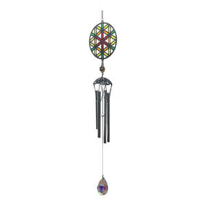 Under 20: Flower Of Life Wind Chime 25"