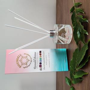 Crystal-Infused Reed Diffuser: Rose Quartz x Lavender and Jasmine