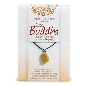 Lucky Buddha Health Gemstone Necklace
