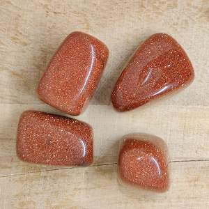 Moving Warehouse Sale: Goldstone Tumbled Crystal