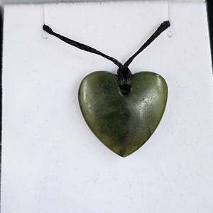 Rivendell Bestsellers: Small Greenstone heart