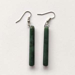Rivendell Au: Greenstone Drop Earrings