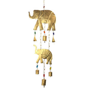 Brass Ornaments: Elephant brass bell