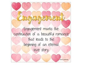 Engagement Enlightened Wishes LED Block RivendellWorld