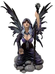 Products: Magic Fairy With Glass Ball and Staff RivendellWorld