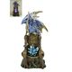 Dragon On Throne Blue LED RivendellWorld