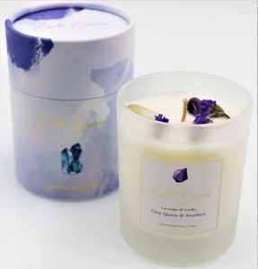 Products: Crystal Soy Wax Candle- Lavender & Vanilla RivendellWorld
