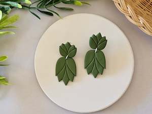 Accent: Accent Green Large Earrings