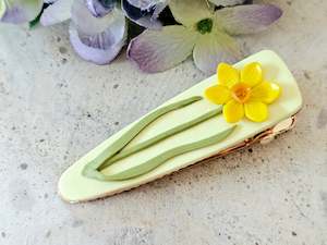 Daffodil Hair Clip