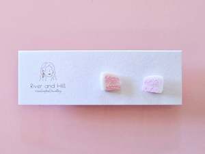Girls Strawberry Cake Studs