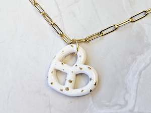Necklaces: Charm Pretzel Necklace