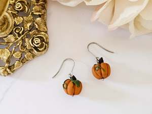Halloween Pumpkin Earrings
