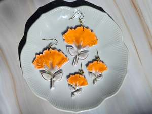 Florals: Pohutukawa Earrings