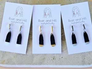 Huia Dainty Feather Earrings