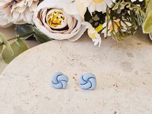 Daily Colour Powder Blue Studs