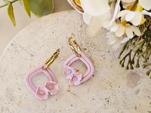 Daily Colour Lavender Floral Hoops