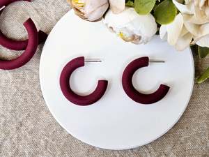 Hoops: Daily Colour Hoops Small Deep Red