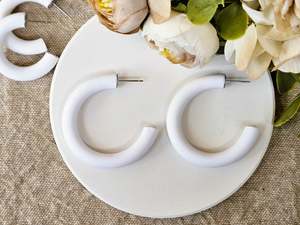 Daily Colour Hoops Large White