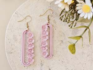 Daily Colour Lavender Floral Earrings