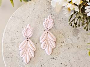 Daily Colour Pastel Pink Arch Earrings