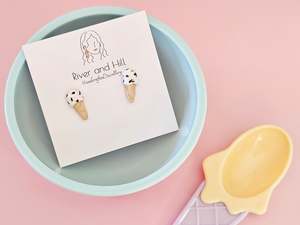 Studs: Ice Cream Cone Cookies and Cream Studs