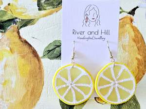 Hooks: Lemon Slice Earrings