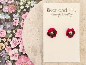 Pansy Studs Pink