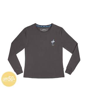 Under 15 Sale: Forever Fishing LS Tee Womens