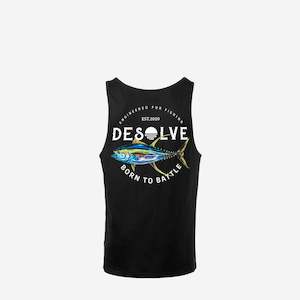 Tees Singlets: Born To Battle Singlet Yellowfin