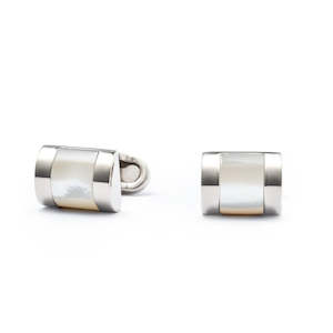 Accessories: Mother of Pearl Half Barrel- by Mon Art