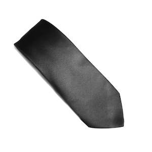 Wedding: Charcoal Jacquard Tie by Fellini