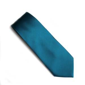 Wedding: Teal Jacquard Tie by Fellini