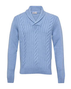 Sky Shawl Collar by Visconti