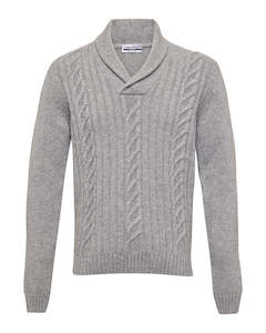Winter Collection: Grey Shawl Collar