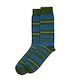 Green Stripe Sock by Visconti