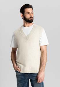 High Summer: Hugin Vest in Cream by Dstrezzed