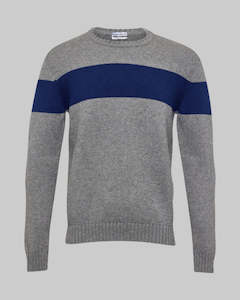 Blue Block Stripe
