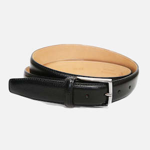 Belts: Black Bosco Belt by Monti Castello