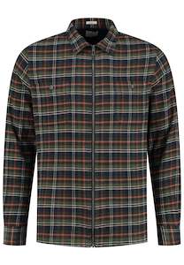 Check Flannel Shirt Jacket in by Dstrezzed