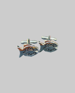 Christmas Gifts: Gone Fishing Cufflinks