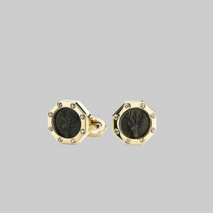 Christmas Gifts: Octagon – Cufflinks Fleur-de-lis