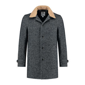 Herringbone Wool Coat by Dstrezzed