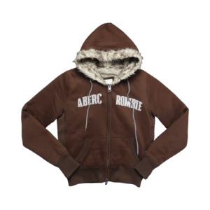 Mens: ABERCROMBIE & FITCH FUR JACKET - L