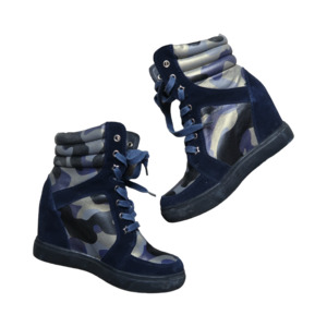 Shoe Game: KISS CAT CAMO WEDGE SNEAKER - EU37