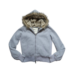 ABERCROMBIE & FITCH FUR JACKET - L