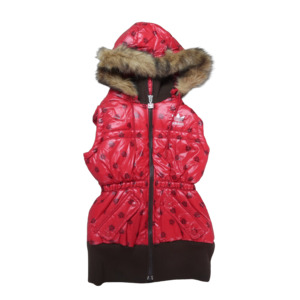VINTAGE ADIDAS FUR VEST - M