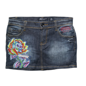 The Bottoms Wardrobe: ED HARDY MINI SKIRT - 28"