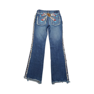 The Bottoms Wardrobe: PEOPLE BY PEACE FLARE JEANS - 26"